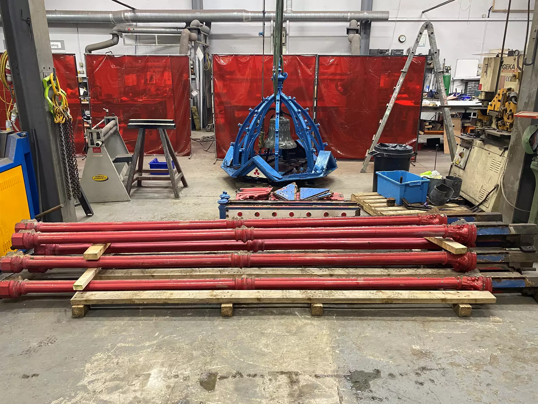 Sheerness Clock Tower Component Parts in Derby